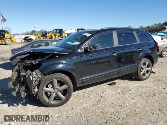2015 Audi Q7 Premium Plus with VIN WA1LMAFE1FD019761, listed as a Copart auction lot 46845735 with 126,616 mi miles and Salvage title. Bid and sale history available at DreamBid. Image 1.