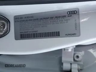 2017 Audi A3 Sedan Premium Plus with VIN WAUJ8GFF1H1009987, listed as a Copart auction lot 75533473 with 108,713 mi miles. Bid and sale history available at carsss.com. Image 12.