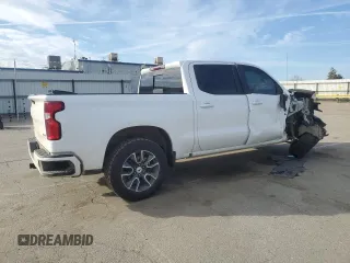 2021 Chevrolet Silverado 1500 RST with VIN 3GCUYEET8MG143659, listed as a Copart auction lot 45932625 with 74,782 mi miles and Salvage Title. Bid and sale history available at carsss.com. Image 3.