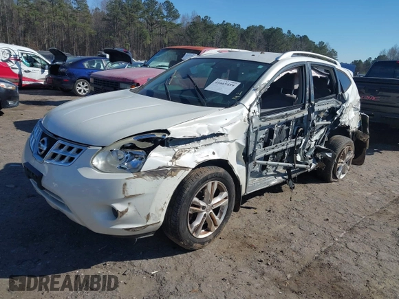 2013 Nissan Rogue S with VIN JN8AS5MT2DW006261, listed as a IAAI auction lot 41665459 with 118,757 mi miles and . Bid and sale history available at carsss.com. Image 2.