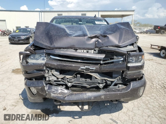 2016 Chevrolet Silverado 1500 LTZ with VIN 3GCUKSEJ3GG191945, listed as a Copart auction lot 71948494 with 143,055 mi miles and Salvage Title. Bid and sale history available at DreamBid. Image 5.