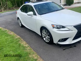 2014 Lexus IS 250 z VIN JTHCF1D25E5011632, wystawiony jako Copart lot #57902165 z przebiegiem 127 306 mil mil oraz Szkoda całkowita • Salvage title. Historia ofert i sprzedaży dostępna na DreamBid. Obrazek 1.