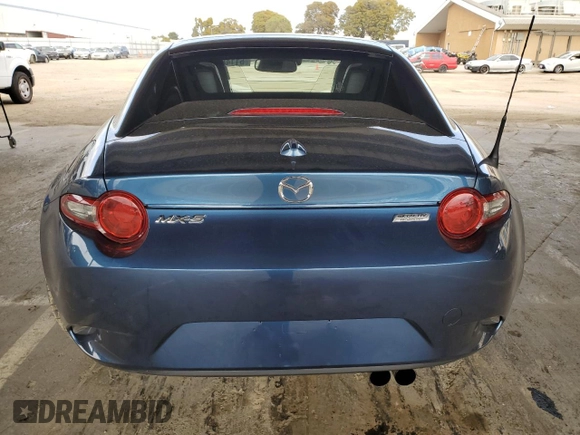 2018 Mazda MX-5 Miata Grand Touring with VIN JM1NDAM78J0203954, listed as a Copart auction lot 51148095 with 36,978 mi miles and Salvage title. Bid and sale history available at DreamBid. Image 6.