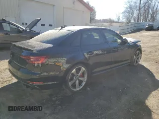 2019 Audi S4 Premium Plus with VIN WAUB4AF42KA034240, listed as a Copart auction lot 80744564 with 45,953 mi miles and Salvage Title. Bid and sale history available at carsss.com. Image 3.