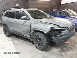 2019 Jeep Cherokee Trailhawk Elite with VIN 1C4PJMBX8KD458989, listed as a IAAI auction lot 41881517 with 89,045 mi miles. Bid and sale history available at carsss.com. Image 6.