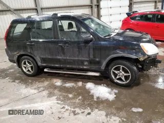2006 Honda CR-V LX with VIN JHLRD78596C807874, listed as a Copart auction lot 44204905 with Not Provided miles and Salvage Title. Bid and sale history available at carsss.com. Image 4.