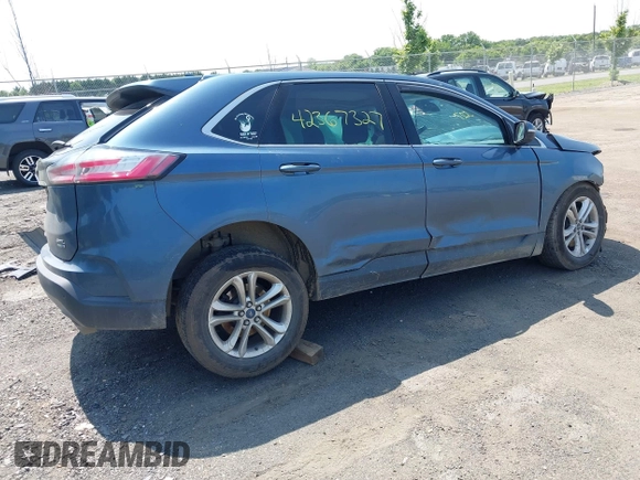 2019 Ford Edge SEL with VIN 2FMPK4J93KBB45236, listed as a IAAI auction lot 42367327 with Not provided miles and . Bid and sale history available at DreamBid. Image 4.