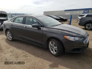 2018 Ford Fusion Hybrid S with VIN 3FA6P0UU8JR145166, listed as a Copart auction lot 48550275 with 55,356 mi miles and Salvage Title. Bid and sale history available at carsss.com. Image 4.