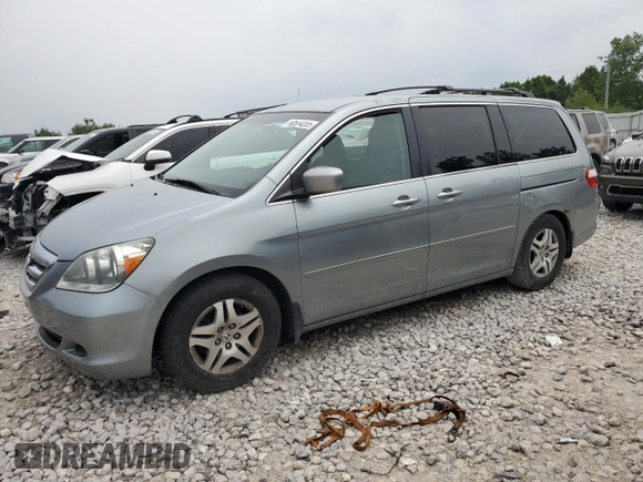 2007 Honda Odyssey EX with VIN 5FNRL38477B056584, listed as a Copart auction lot 60534205 with Not provided miles and Clean title. Bid and sale history available at DreamBid. Image 1.