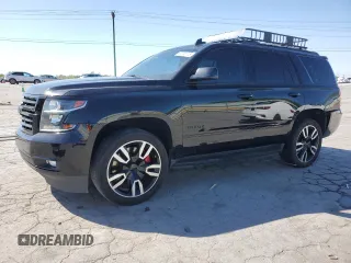 2018 Chevrolet Tahoe Premier z VIN 1GNSCCKJ8JR272453, wystawiony jako Copart lot #53298115 z przebiegiem 115 558 mil mil oraz Szkoda całkowita • Salvage title. Historia ofert i sprzedaży dostępna na DreamBid. Obrazek 1.