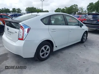2012 Toyota Prius One with VIN JTDKN3DU1C1560505, listed as a IAAI auction lot 41908240 with 133,188 mi miles and . Bid and sale history available at DreamBid. Image 4.