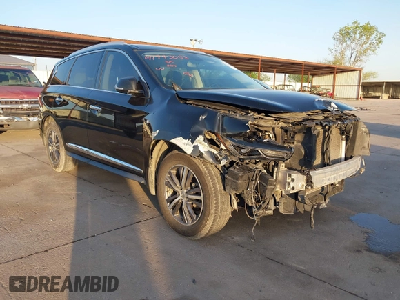 2017 Infiniti QX60 with VIN 5N1DL0MN2HC503212, listed as a IAAI auction lot 41993053 with 166,548 mi miles and . Bid and sale history available at DreamBid. Image 1.