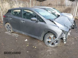 2022 Nissan LEAF SV Plus with VIN 1N4BZ1CV8NC559061, listed as a IAAI auction lot 41487798 with Not Provided miles and . Bid and sale history available at DreamBid. Image 1.