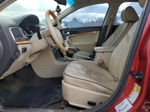 2011 Lincoln MKZ with VIN 3LNHL2GC7BR761208, listed as a Copart auction lot 79878554 with 0 mi miles and Clean Title. Bid and sale history available at carsss.com. Image 7.