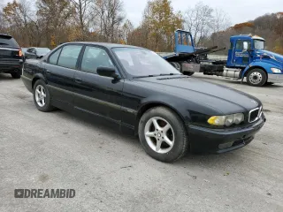 2001 BMW 7 Series 740iA with VIN WBAGG83431DN84358, listed as a Copart auction lot 78825624 with 220,545 mi miles and Clean Title. Bid and sale history available at carsss.com. Image 4.