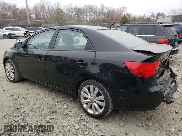 2011 Kia Forte SX with VIN KNAFW4A30B5405173, listed as a Copart auction lot 47854215 with 90,309 mi miles and Salvage Title. Bid and sale history available at carsss.com. Image 2.