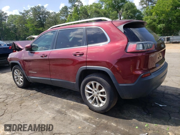 2019 Jeep Cherokee Latitude with VIN 1C4PJLCB2KD396146, listed as a Copart auction lot 56387665 with 134,142 mi miles and Clean title. Bid and sale history available at DreamBid. Image 2.
