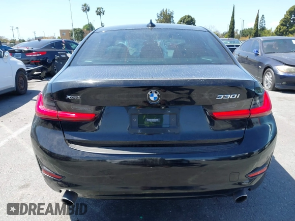 2019 BMW 3 Series 330i xDrive with VIN WBA5R7C5XKAJ78505, listed as a IAAI auction lot 41955059 with 53,216 mi miles. Bid and sale history available at carsss.com. Image 16.