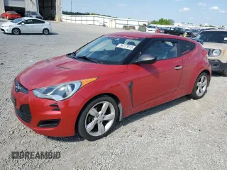 2013 Hyundai Veloster w/Red Int with VIN KMHTC6AD1DU102345, listed as a Copart auction lot 54723515 with 167,483 mi miles and Salvage title. Bid and sale history available at DreamBid. Image 1.