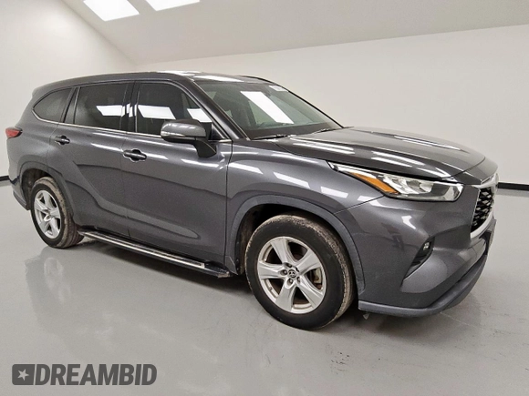 2020 Toyota Highlander LE with VIN 5TDZZRAH1LS019728, listed as a Copart auction lot 58763605 with 111,077 mi miles and Clean title. Bid and sale history available at DreamBid. Image 4.