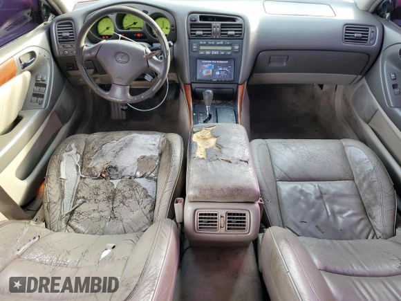 1998 Lexus GS 300 z VIN JT8BD68S5W0026008, wystawiony jako Copart lot #78469464 z przebiegiem 220 606 mil mil oraz Szkoda całkowita • Salvage title. Historia ofert i sprzedaży dostępna na DreamBid. Obrazek 8.