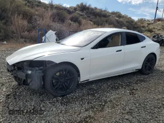 2016 Tesla Model S 90D with VIN 5YJSA1E27GF142380, listed as a Copart auction lot 50661905 with 104,865 mi miles and Salvage Title. Bid and sale history available at DreamBid. Image 1.