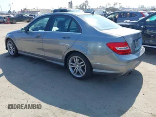 2012 Mercedes-Benz C-Class C 250 Sport with VIN WDDGF4HB2CA619424, listed as a IAAI auction lot 42087550 with 96,962 mi miles. Bid and sale history available at carsss.com. Image 3.