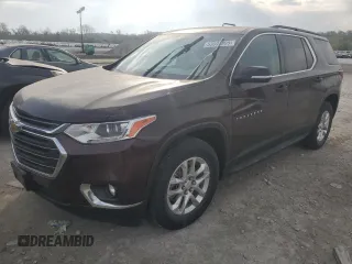 2021 Chevrolet Traverse LT Cloth z VIN 1GNERGKW9MJ253055, wystawiony jako Copart lot #53691895 z przebiegiem 29 608 mil mil oraz Szkoda całkowita • Salvage title. Historia ofert i sprzedaży dostępna na DreamBid. Obrazek 1.