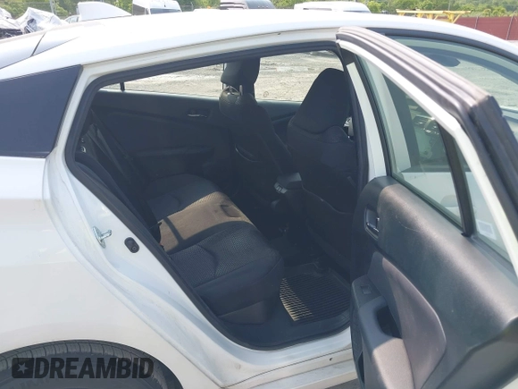 2021 Toyota Prius L Eco with VIN JTDKAMFU7M3147668, listed as a IAAI auction lot 42390394 with 80,831 mi miles and . Bid and sale history available at DreamBid. Image 8.