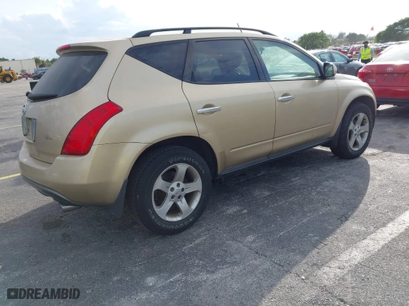 2004 Nissan Murano SL with VIN JN8AZ08T44W206681, listed as a IAAI auction lot 41600056 with 92,717 mi miles. Bid and sale history available at carsss.com. Image 4.