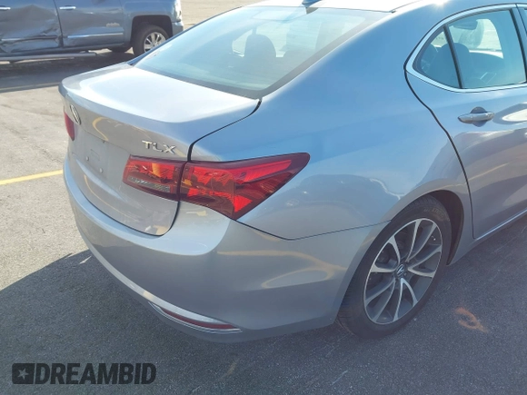 2015 Acura TLX V6 Tech with VIN 19UUB2F51FA017999, listed as a IAAI auction lot 41451757 with 123,619 mi miles. Bid and sale history available at carsss.com. Image 18.