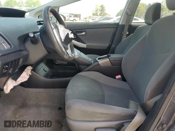 2012 Toyota Prius One with VIN JTDKN3DU7C1581293, listed as a Copart auction lot 53319285 with 181,618 mi miles and Salvage Title. Bid and sale history available at DreamBid. Image 7.