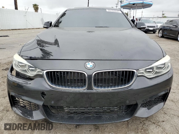 2014 BMW 4 Series 435i with VIN WBA3R1C58EK192065, listed as a Copart auction lot 55783635 with Not provided miles and Salvage title. Bid and sale history available at DreamBid. Image 5.