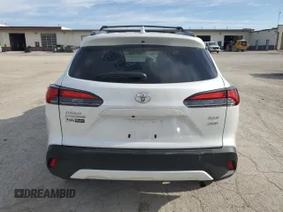 2024 Toyota Corolla Cross XLE with VIN 7MUDAABG2RV105251, listed as a Copart auction lot 55973225 with 8,702 mi miles and Salvage title. Bid and sale history available at DreamBid. Image 6.