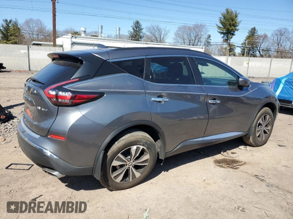 2022 Nissan Murano SV z VIN 5N1AZ2BS8NC110736, wystawiony jako Copart lot #48311945 z przebiegiem 61 160 mil mil oraz Szkoda całkowita • Salvage title. Historia ofert i sprzedaży dostępna na DreamBid. Obrazek 3.