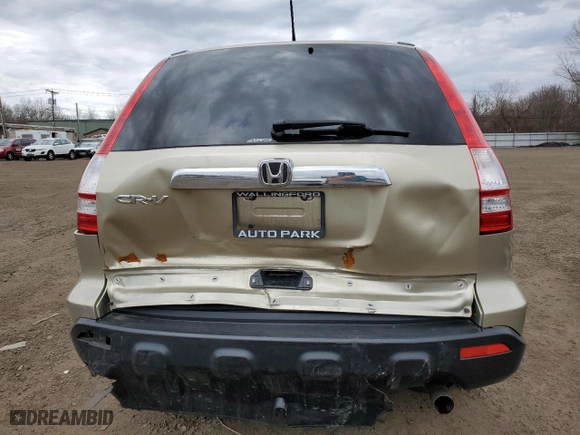 2009 Honda CR-V EX-L with VIN JHLRE487X9C024449, listed as a Copart auction lot 48128185 with 153,362 mi miles and Salvage Title. Bid and sale history available at carsss.com. Image 6.