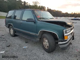 1995 Chevrolet Tahoe with VIN 1GNEK13K6SJ451263, listed as a Copart auction lot 73680184 with 189,013 mi miles and Salvage Title. Bid and sale history available at carsss.com. Image 4.