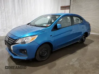 2021 Mitsubishi Mirage ES with VIN ML32FUFJ9MHF00847, listed as a Copart auction lot 59473235 with 33,587 mi miles and Clean title. Bid and sale history available at DreamBid. Image 1.