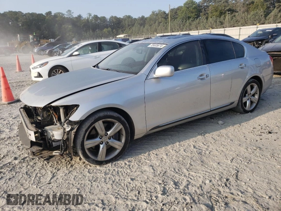 2007 Lexus GS 350 with VIN JTHBE96S870018293, listed as a Copart auction lot 70405674 with 163,924 mi miles and Salvage Title. Bid and sale history available at carsss.com. Image 1.