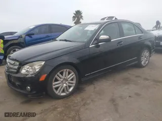 2009 Mercedes-Benz C-Class 3.0L Sport with VIN WDDGF54X19F207143, listed as a IAAI auction lot 41718227 with 128,147 mi miles. Bid and sale history available at carsss.com. Image 2.