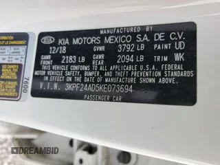 2019 Kia Forte LXS with VIN 3KPF24AD5KE073694, listed as a Copart auction lot 50528565 with 100,234 mi miles and Salvage Title. Bid and sale history available at carsss.com. Image 13.