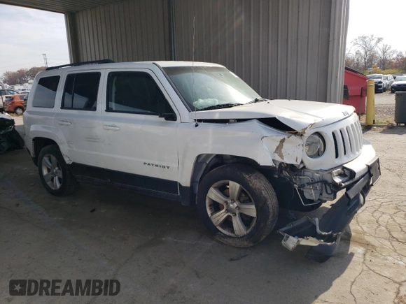 2017 Jeep Patriot Latitude with VIN 1C4NJPFB3HD182978, listed as a Copart auction lot 78046454 with 141,530 mi miles and Salvage Title. Bid and sale history available at DreamBid. Image 4.