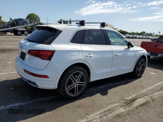 2018 Audi SQ5 Premium Plus with VIN WA1A4AFY6J2232811, listed as a Copart auction lot 66022194 with 56,315 mi miles and Salvage Title. Bid and sale history available at DreamBid. Image 3.