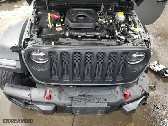 2019 Jeep Wrangler Unlimited Rubicon with VIN 1C4HJXFN9KW608711, listed as a Copart auction lot 48148115 with 75,988 mi miles and Salvage Title. Bid and sale history available at carsss.com. Image 13.