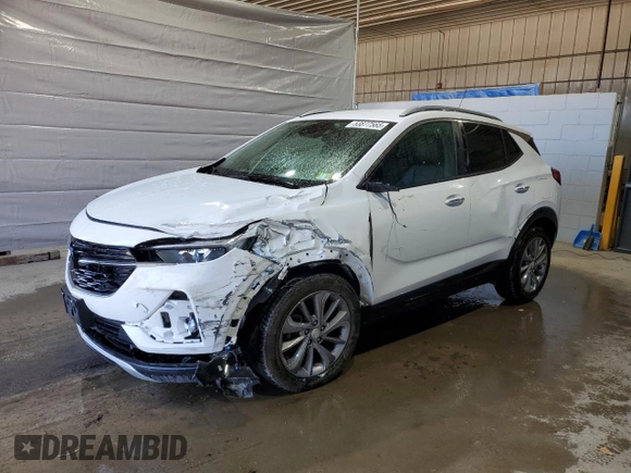 2022 Buick Encore GX Select with VIN KL4MMESL7NB081708, listed as a Copart auction lot 53877565 with 37,083 mi miles and Salvage title. Bid and sale history available at DreamBid. Image 1.