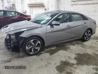 2023 Hyundai Elantra Limited z VIN KMHLP4AG4PU481753, wystawiony jako Copart lot #52979285 z przebiegiem 34 704 mil mil oraz Szkoda całkowita • Salvage title. Historia ofert i sprzedaży dostępna na DreamBid. Obrazek 1.