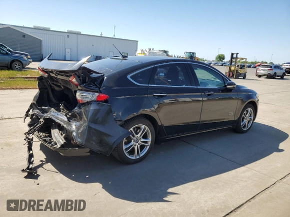 2016 Ford Fusion Titanium with VIN 3FA6P0SU4GR405106, listed as a Copart auction lot 54958025 with 90,230 mi miles and Salvage title. Bid and sale history available at DreamBid. Image 3.