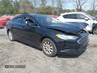 2017 Ford Fusion S with VIN 3FA6P0G7XHR137439, listed as a IAAI auction lot 41811845 with 94,044 mi miles. Bid and sale history available at carsss.com. Image 1.