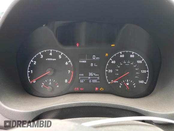 2021 Hyundai Accent SE with VIN 3KPC24A6XME149272, listed as a Copart auction lot 62878945 with 81,995 mi miles and Salvage title. Bid and sale history available at DreamBid. Image 9.