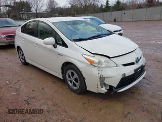 2012 Toyota Prius One with VIN JTDKN3DUXC5417223, listed as a IAAI auction lot 42084135 with 182,187 mi miles and . Bid and sale history available at carsss.com. Image 1.